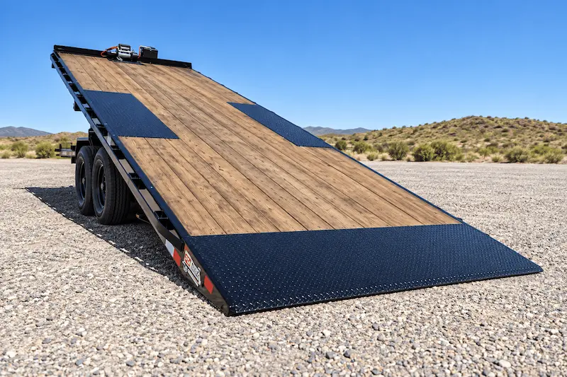 Tilt deck trailer for rent in Fontana, CA
